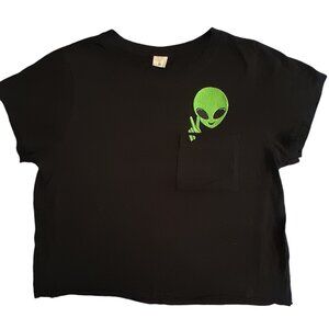 Darling Blue Alien Crop Top